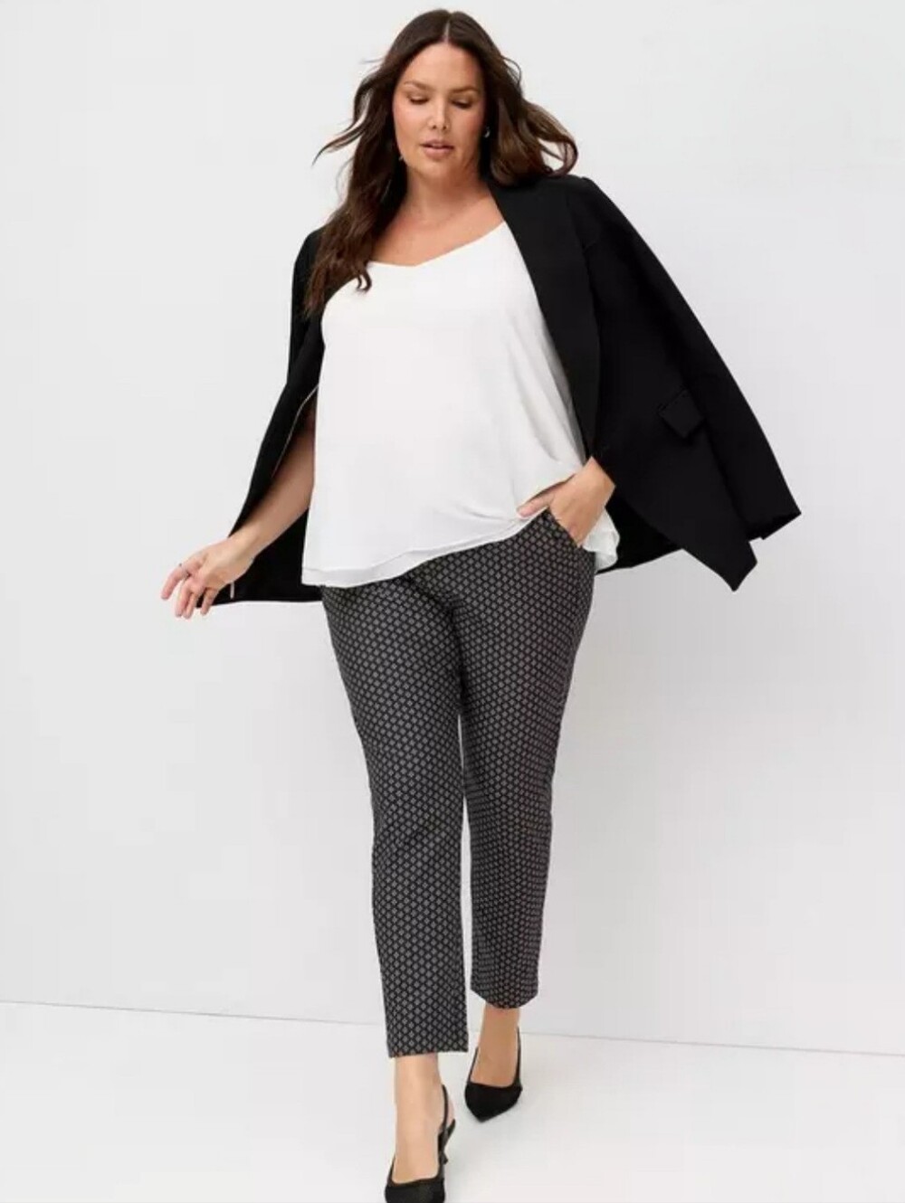 Studio By Torrid Modern Slim High-Rise Trouser Size-18R